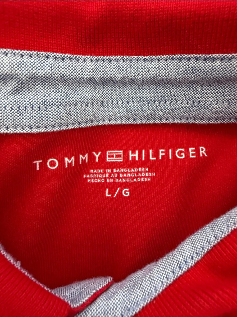 Tommy Hilfiger Bright Red Men’s Polo Shirt